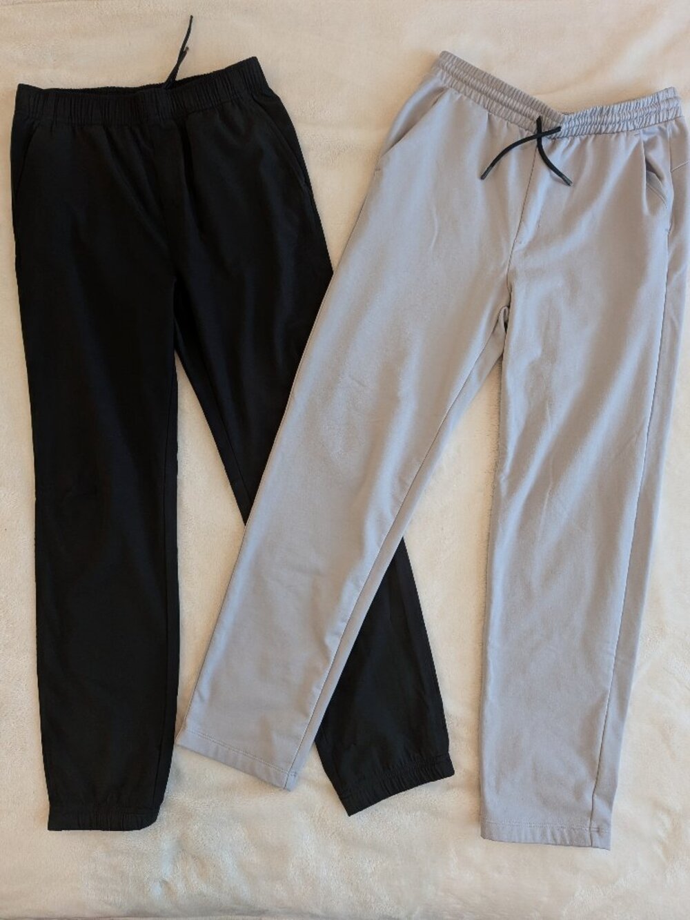 Old Navy Boys Active Jogger Pants (Lot of 2) Gray, Black Size XL (14-16)